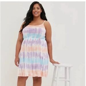 Torrid - Back Tie Skater Dress - size 2 (based on torrid)